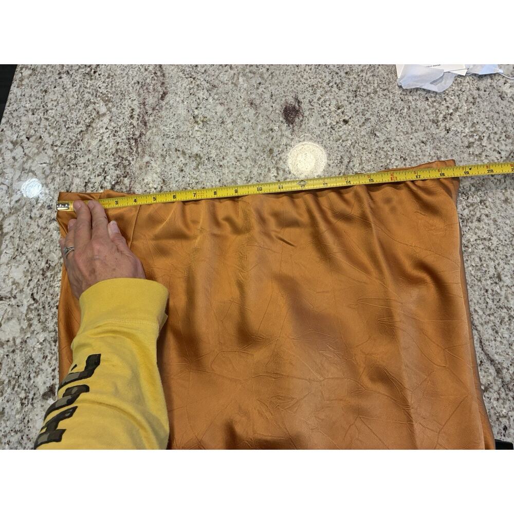 Vince High-Waist Fluid Satin Bias Pant Women's Burnt Orange Size 1X NWT - Picture 12 of 16